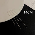 Trend S925 Silver Needle Long Earrings Wire Tassel Chain   Drop Earring Women's Ear Line Straight Hanging Earings Jewelry Gifts