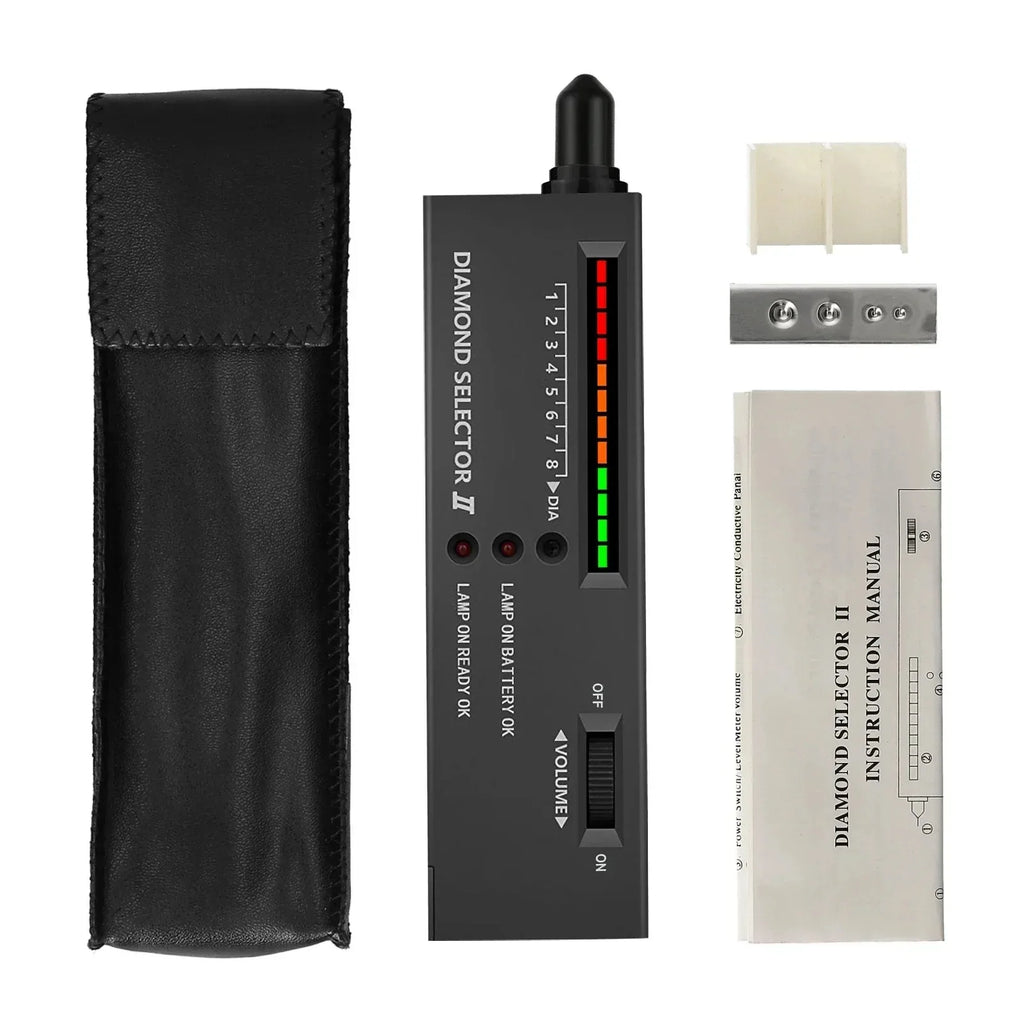 High Accuracy LED Indicator Diamond Tester Pen Diamond Selector Detector Gemstone Jewelry Testing Tool With Bag