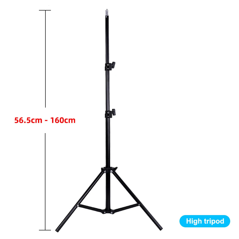 Projector Bracket Travel Tripod with 1/4 Screw Photographic Lighting Stand Extendable 110cm 160cm for Projector Camera Outdoor