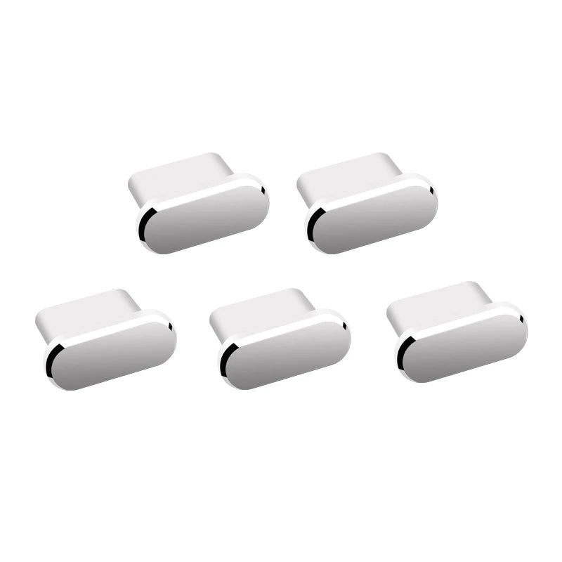 1-5Pcs Metal USB Type C Dust Plug for iPhone 18 17 16 Pro Max 18PM Mobile Phone Type-C Charging Port Protector Cover Cap Stopper