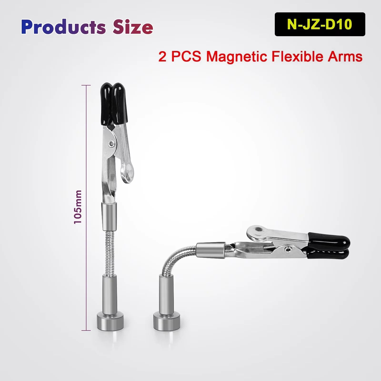 NEWACALOX Magnetic Mini Soldering Flexible Arm PCB Circuit Board Hoder Soldering Tool for Jewelry Making/Electronic Repair