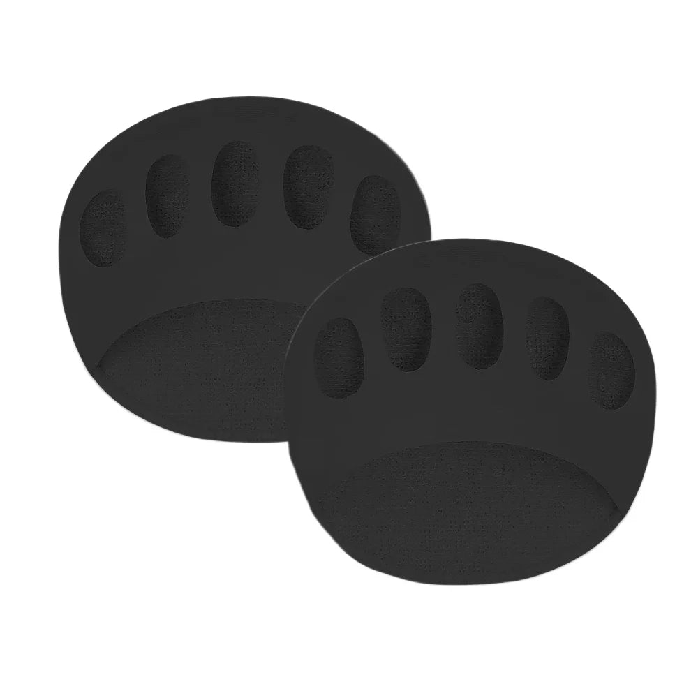 2pc Forefoot Invisible Comfort Socks With Anti-Slip Metatarsal Support And Toe Separator For Women'S Shoes.