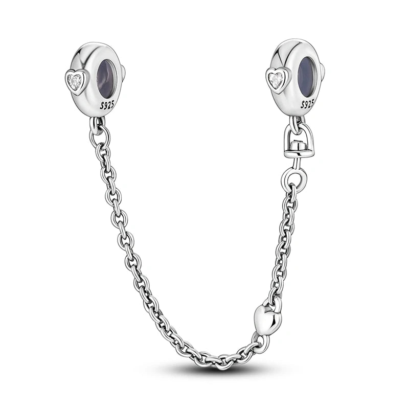 Charms Beads 925 Sterling Silver Tree of Life Peach Heart Sweet Love Charms Fit Pendants Bracelets Necklaces Women Jewelry Gift
