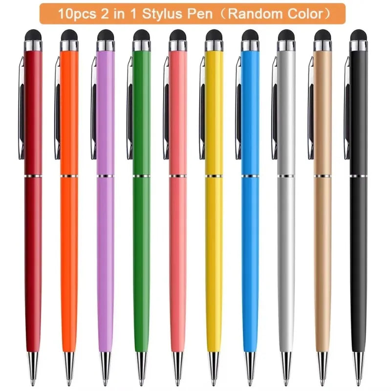 10 Pack High Sensitive Universal Touch Drawing Stylus Pen Compatible with iOS & Android Tablets And Smartphones