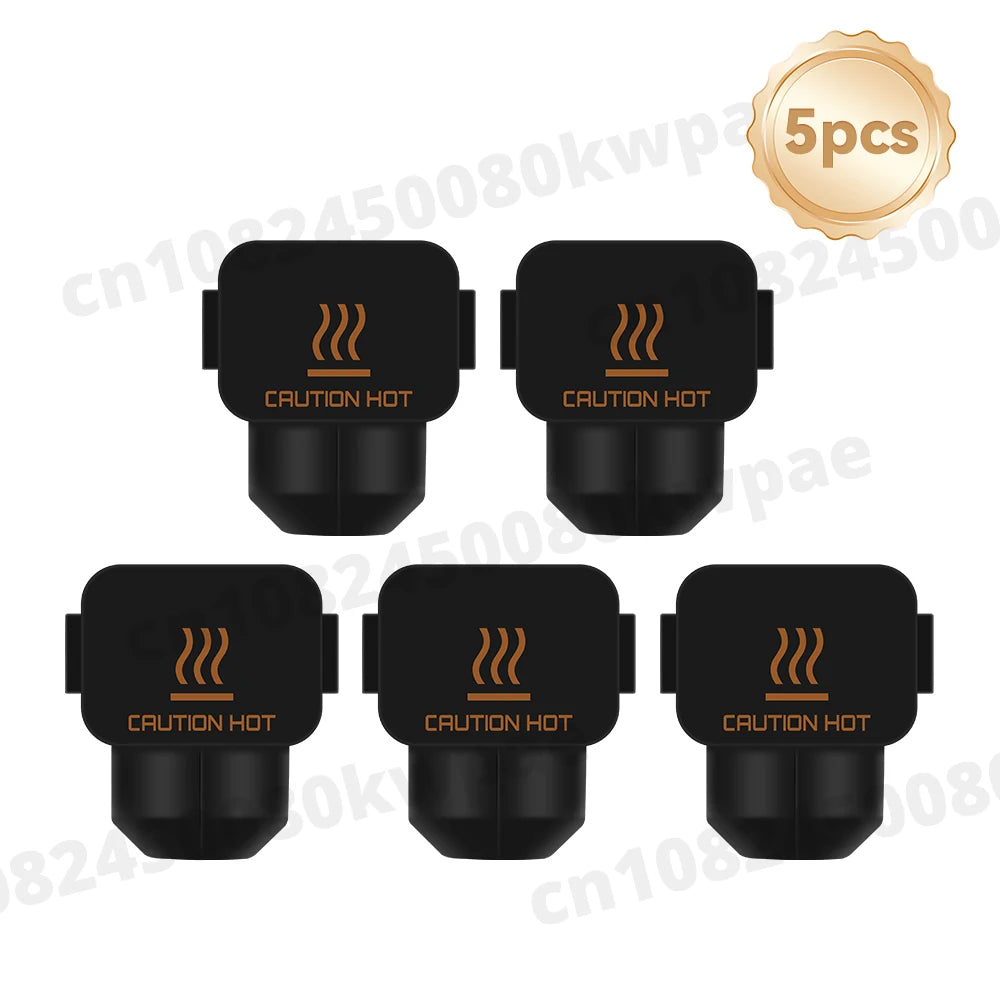 1/3/5/10PCS Silicone Socks For Bambu Lab A1 Mini Case 3D Printer Heating Block Silicone Sleeve A1 Hotend Heat Insulation Cover