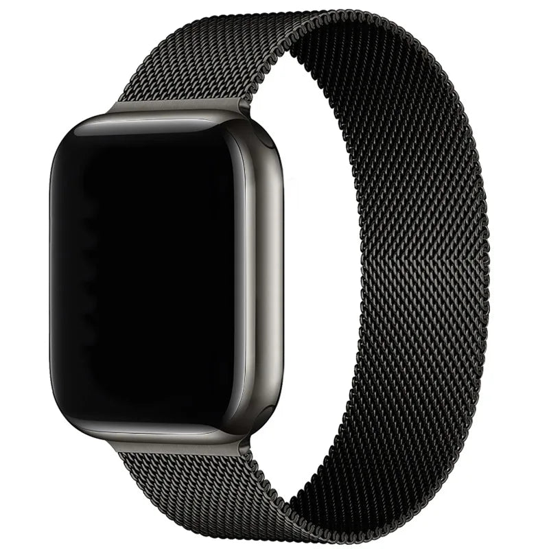 Strap For Apple watch Band 10 46MM 44mm 45mm 41mm 49mm 42mm 40mm 45mm Milanese Loop bracelet iwatch series 9 7 8 4 5 6 SE Ultra2