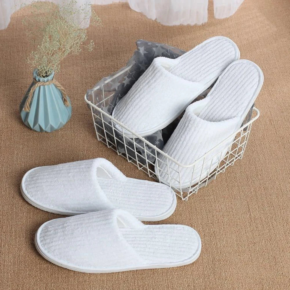 Women Men Plush Home Slippers soft Fluffy Slipper Couples Indoor Floor Shoes Anti-Slip Hotel Slipper Bedroom Silent Slides
