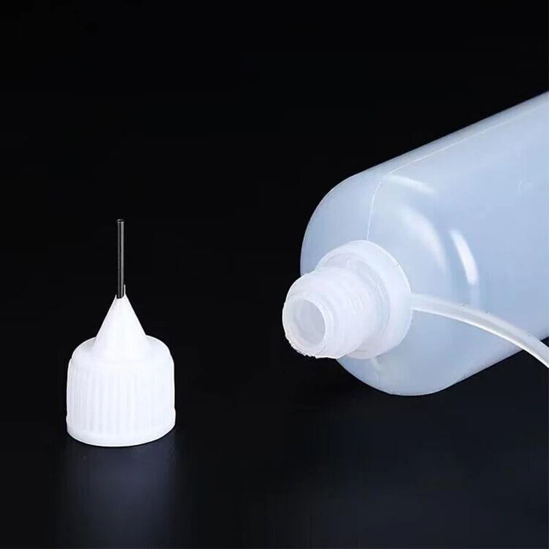 100-5ML Needle Tip Glue Applicator Plastic Bottle Essential Oil Injection Pigment Bottle Mobile Phone Dropper Repair Tool