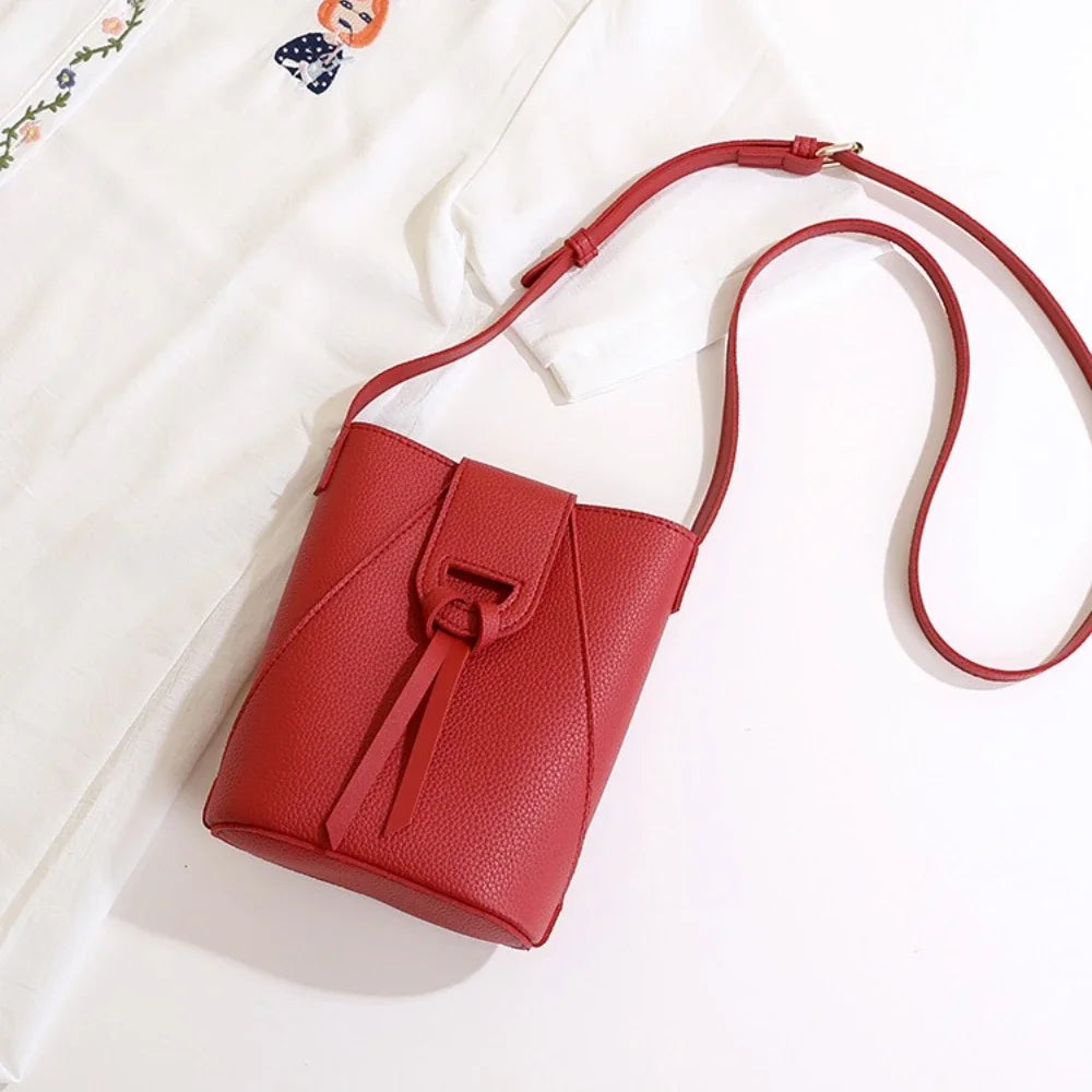 Ladies' Soft Hasp PU Leather Handbag Large Capacity Crossbody Bags for Women Solid Phone Purse Hot Selling Women's Shoulder Bags