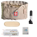 Adjustable Lumbar Support Belt, Comfortable Back Strap with Body Stretch Design for Daily Wear Free Air Pump