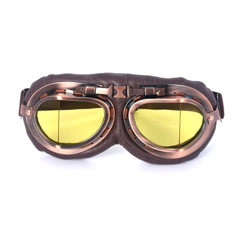 Retro Motorcycle Goggles – Five Lens Colors