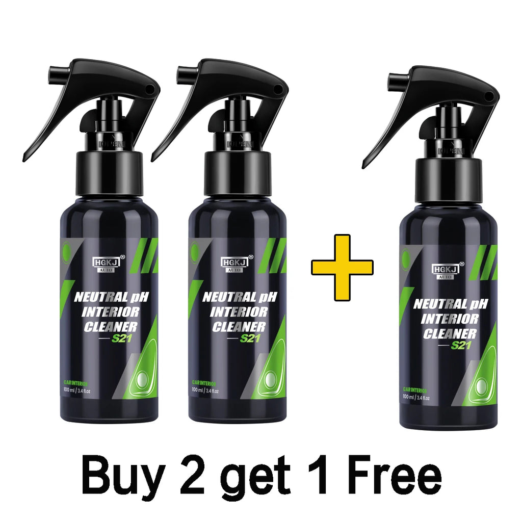 Car Interior Cleaner Agent Ceiling Cleaner Leather Flannel Woven Fabric Water Free Multipurpose Auto Dash Cleaning Tool HGKJ S21