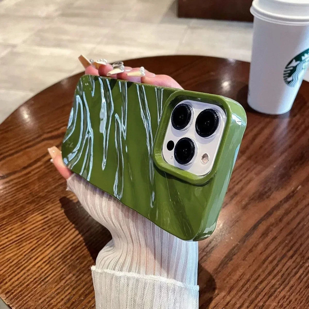 Soft Candy Wavy Pattern Phone Case For iPhone 18 17 16 11 12 13 14 15 Pro Max Xs Max XR 7 8 Plus 17Air Shockproof Bumper Cover