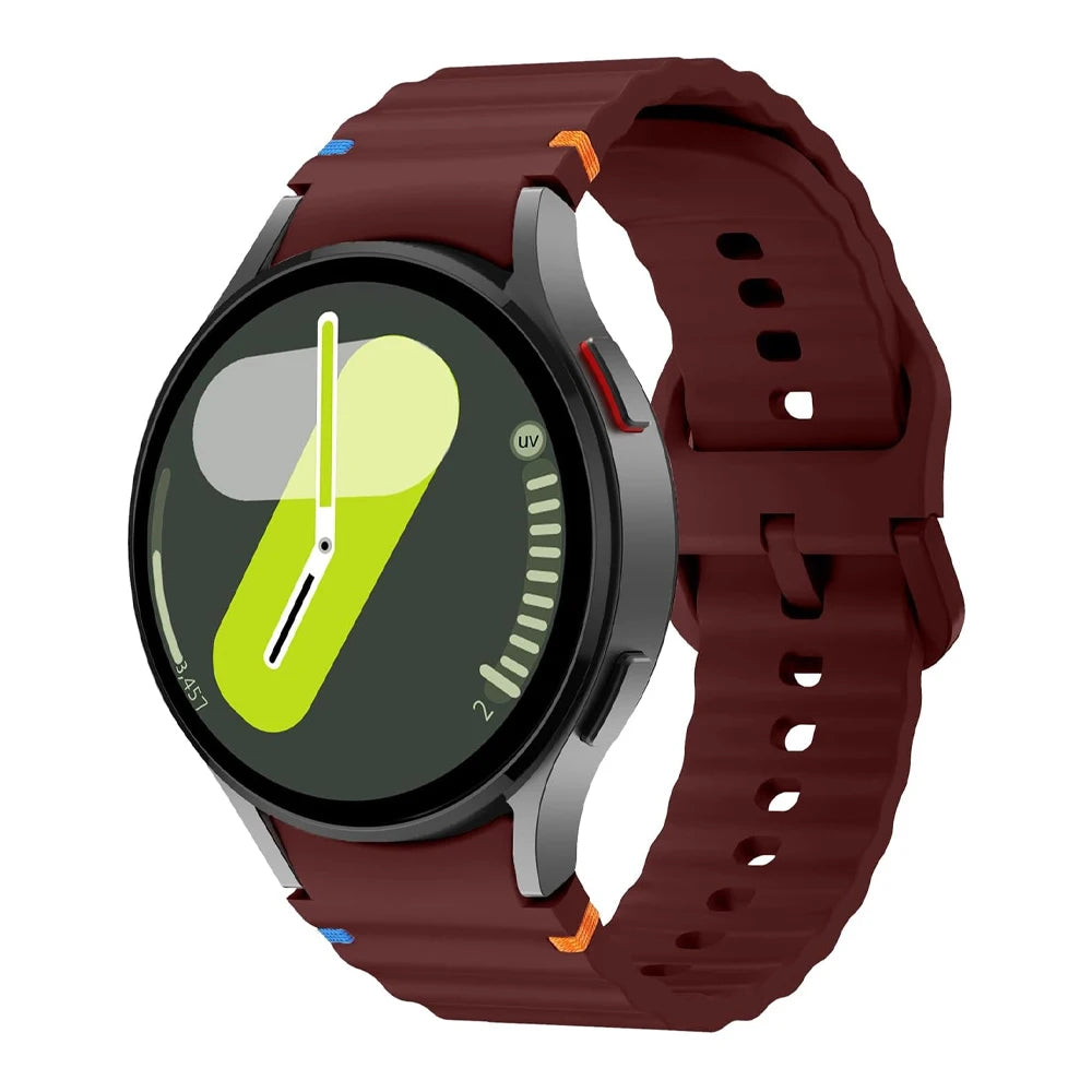Original Sport Straps for Samsung Galaxy watch 4/5 Pro/6/7/6 classic 44mm 40mm 45 Silicone bracelet correa Galaxy watch 7 Band