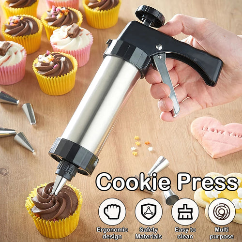 23-Piece Cookie Press and Decorating Tip Set