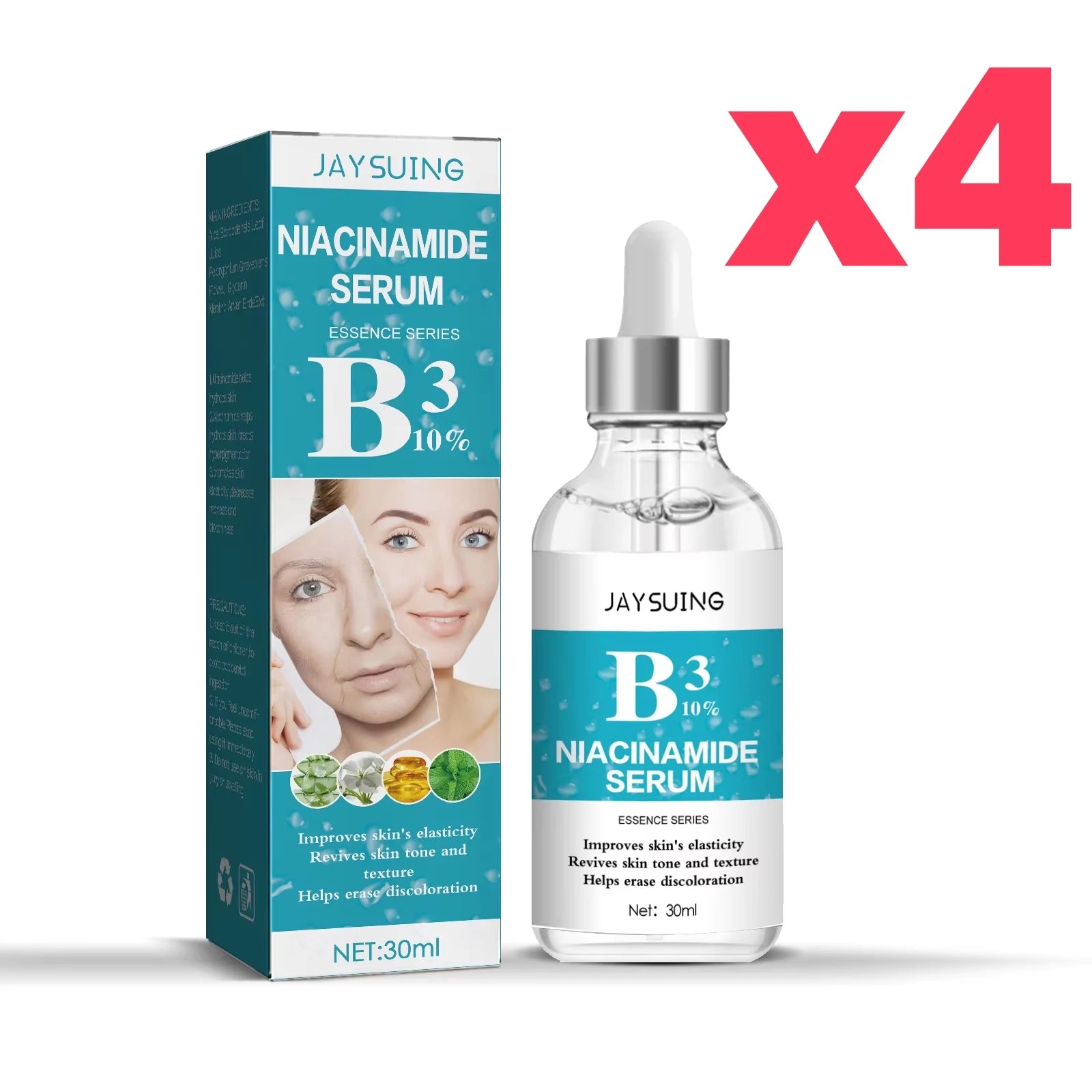 Nicotinamide Anti Wr-inkle Serum Collagen Lifting Firming Fine Lines Repair Face Essence Smooth Skin Care Anti Ag-ing Serum 30ml