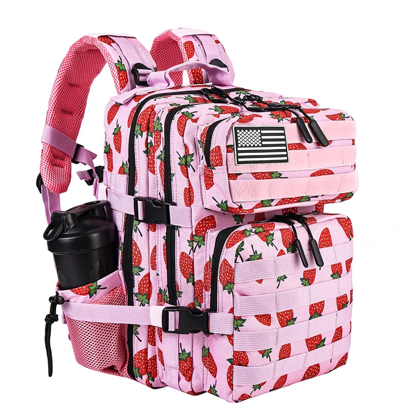 LHI 25L Tactical Backpack for Women Fitness Athlete Gym Out Bag  Small Outdoor Sports Travel Rucksack with Bottle Holder
