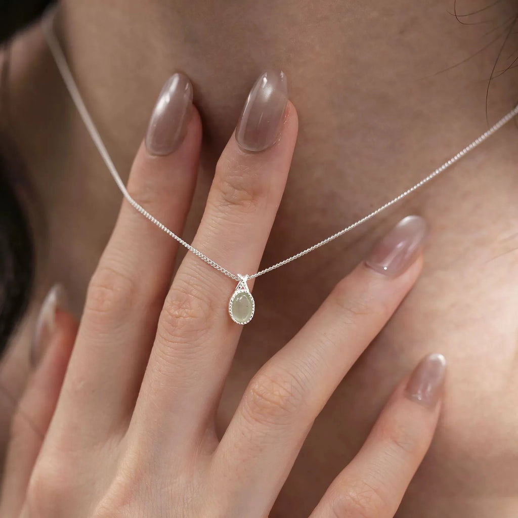 S925 Sterling Silver Necklaces For Women Simple Chain Fashion Minimalist Pendant Necklaces Adjustbale Necklace Birthday Gift