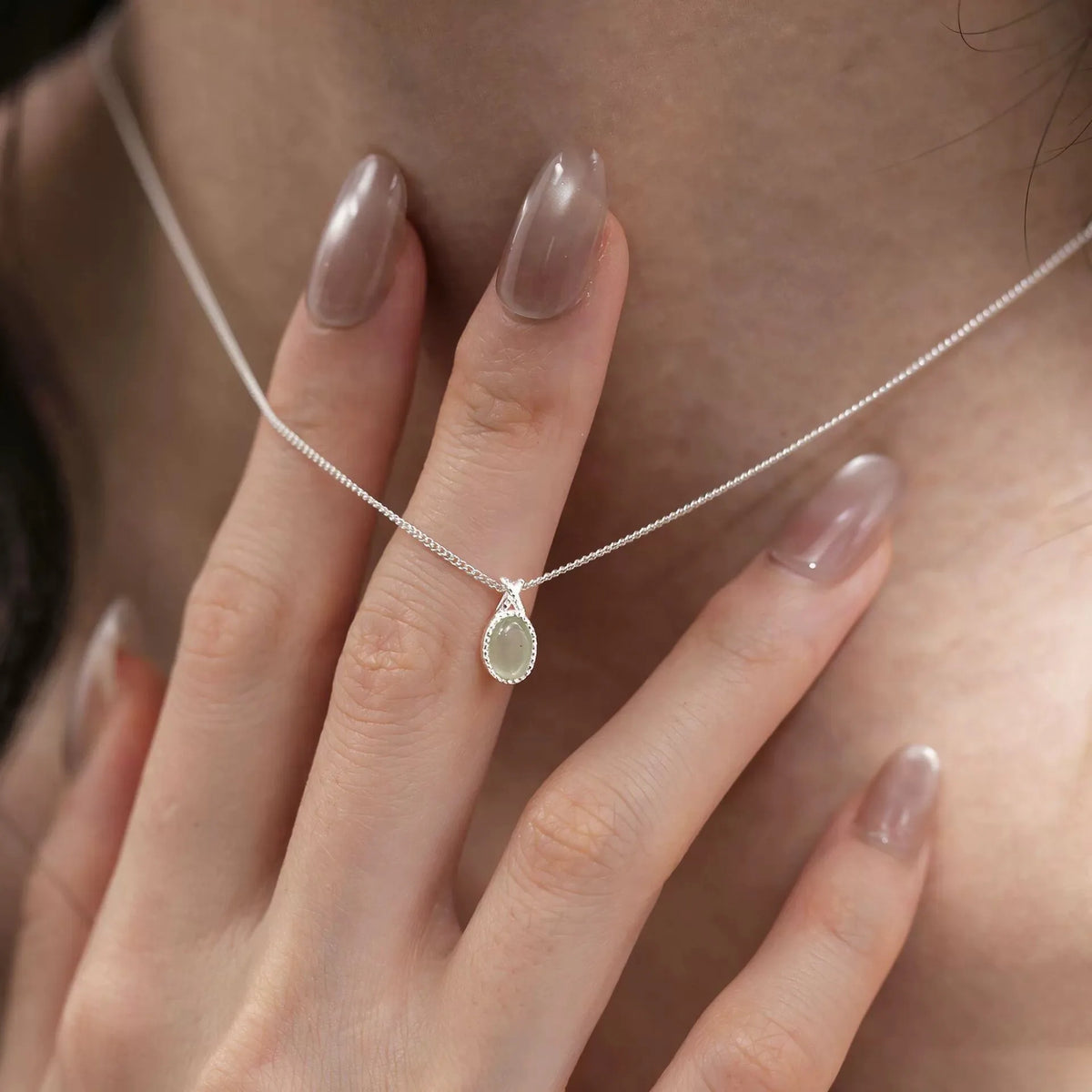 S925 Sterling Silver Necklaces For Women Simple Chain Fashion Minimalist Pendant Necklaces Adjustbale Necklace Birthday Gift