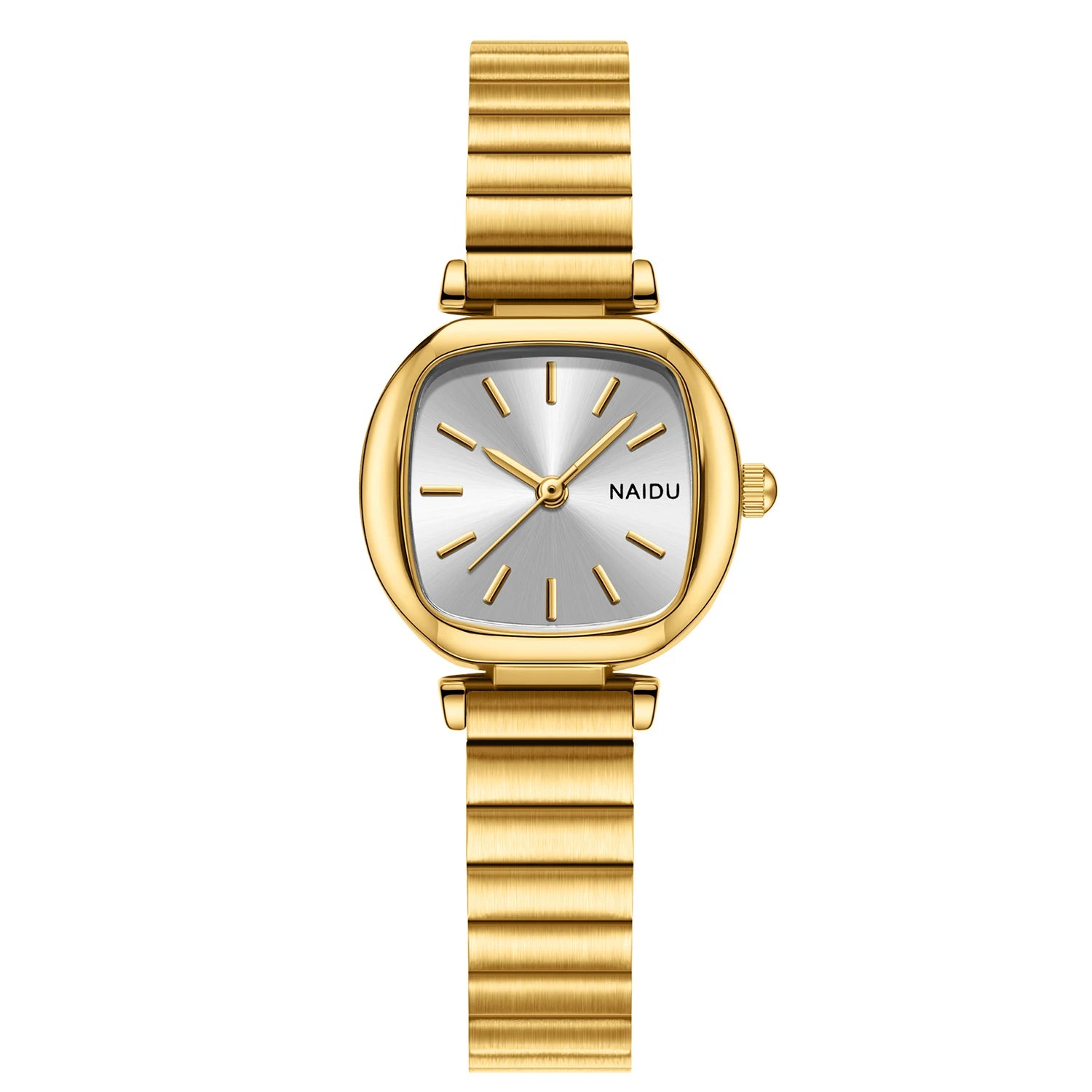 Women's Stainless Steel Strap, Artistic and Versatile Retro Quartz Watch