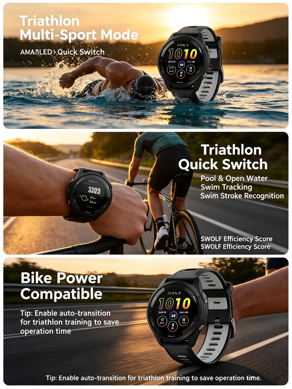 Garmin Forerunner 265 Outdoor GPS Smartwatch, Multi-Band Navigation with Topo Map, Altimeter Compass, 24/7 Health Tracking SpO2 Sleep Monitor, Cycling Running Hiking Triathlon