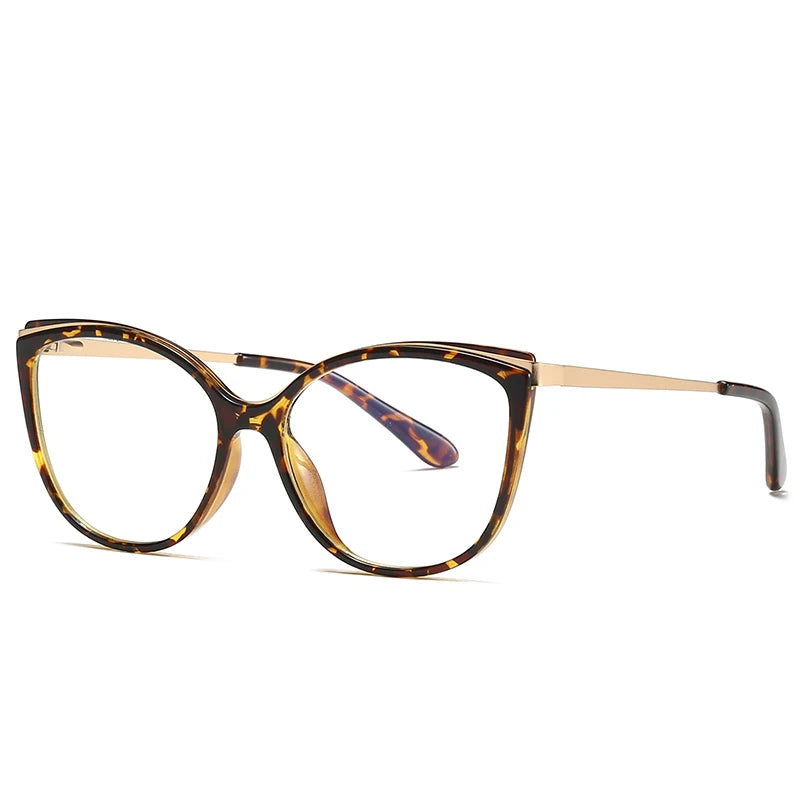 CLLOIO Vintage Cat Eye Women's Myopia Hyperopia Glasses Progressive Reading Optical Eyeglasses Prescription Customized Glasses