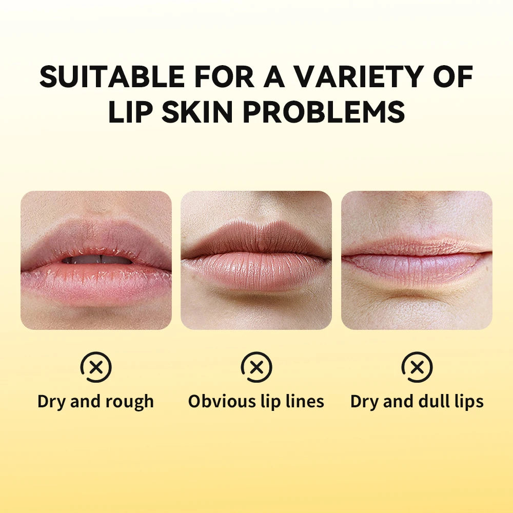 Honey Lip Balm Moisturizing Lip Mask Nourishing Anti-wrinkle Anti-cracking Unisex Lip Care Makeup Lip Lines Exfoliating