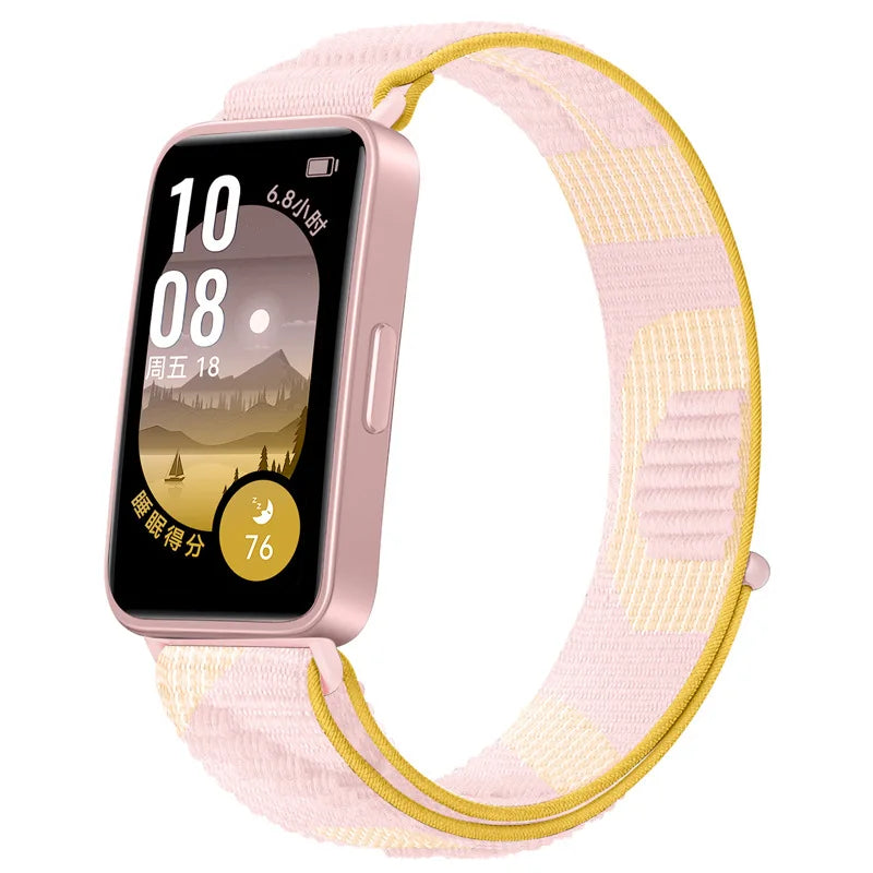 Sports Nylon Loop Strap for Huawei Band 11/11 Pro/10/9/8 Official Replacement Bracelet Belt Huawei Band 11 Wristband Accessories
