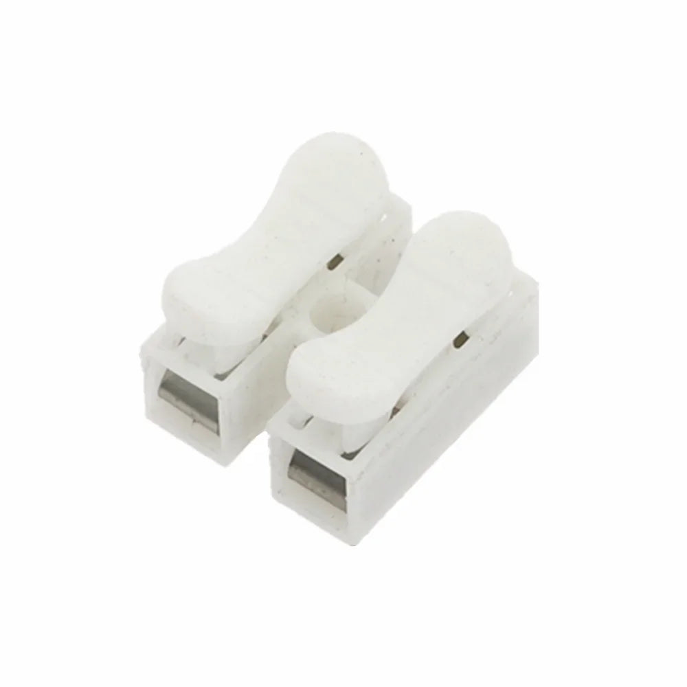 10Pcs CH-2 CH-3 Spring Wire Quick Connector 2P 3P Electrical Crimp Terminals Block Splice Cable Clamp Easy Fit Led Strip