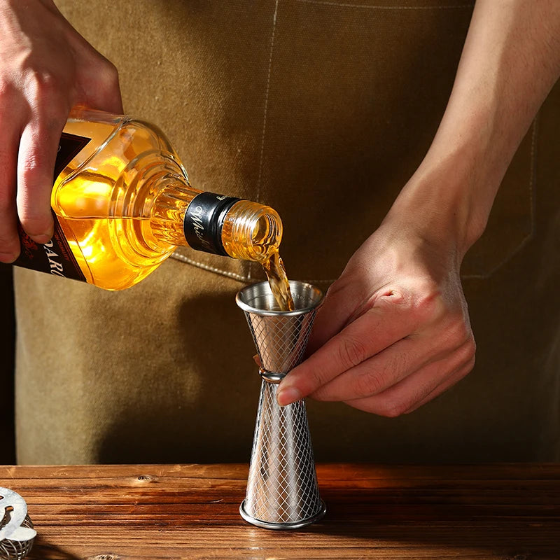 Double Jigger for Bartending, Cocktail Jigger 2 oz 1 oz | Cocktail Measuring Cup Japanese Jigger Shot Measure Jiggers