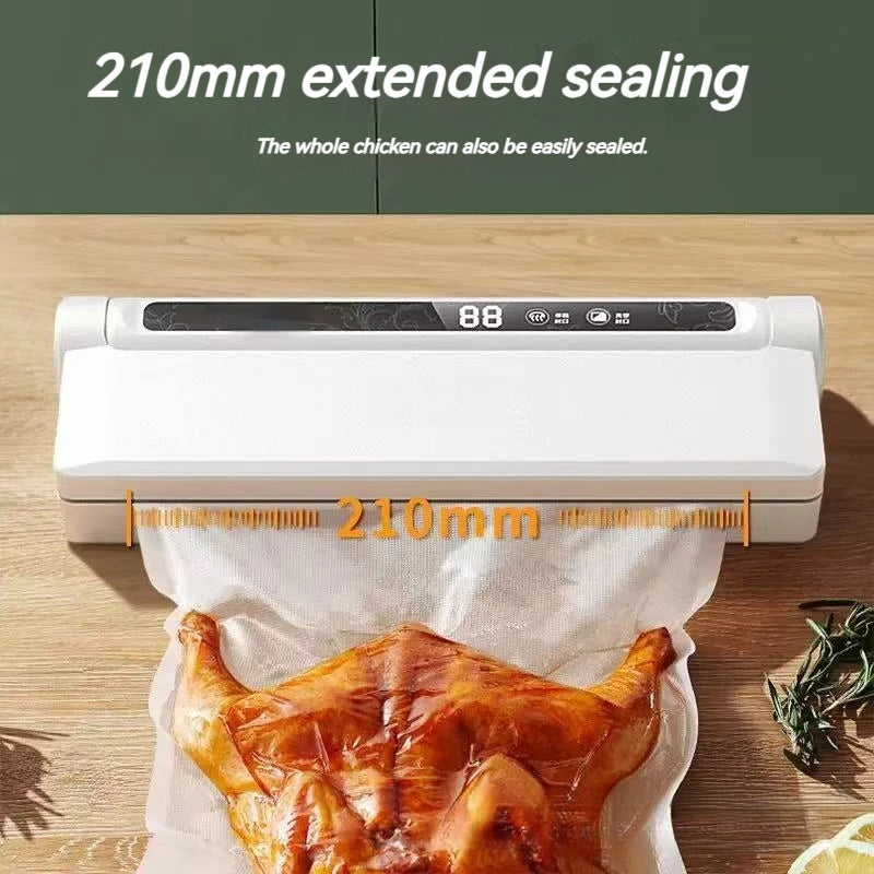 Household Fully Automatic Vacuum Sealer Kitchen Small Sealing Fresh-keeping Machine Food Vacuum Packaging Machine