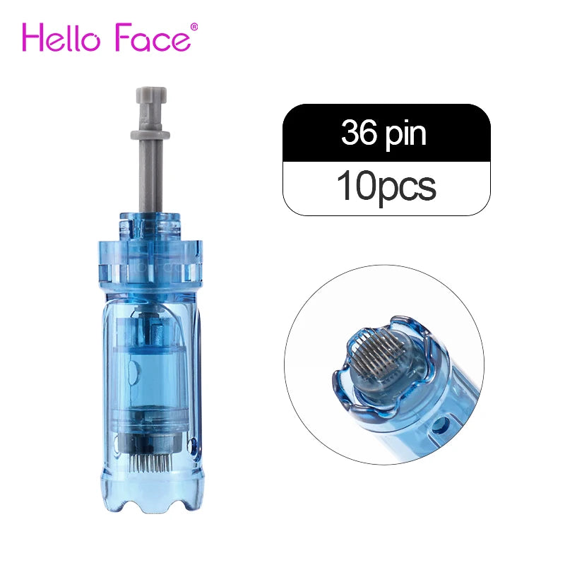 Dr. pen M8S Needle A8S Tips  A9 Pin A11 MTS Microneedle  Anti- back flow Design Bayonet Cartridge Needle length 0.25 MM