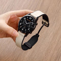 Leather Silicone Strap For Xiaomi Watch 2 Pro S4 S3 S2 S1 Pro Active 22mm Magnetic Watch Band For Mi Watch Color Miwatch Color 2