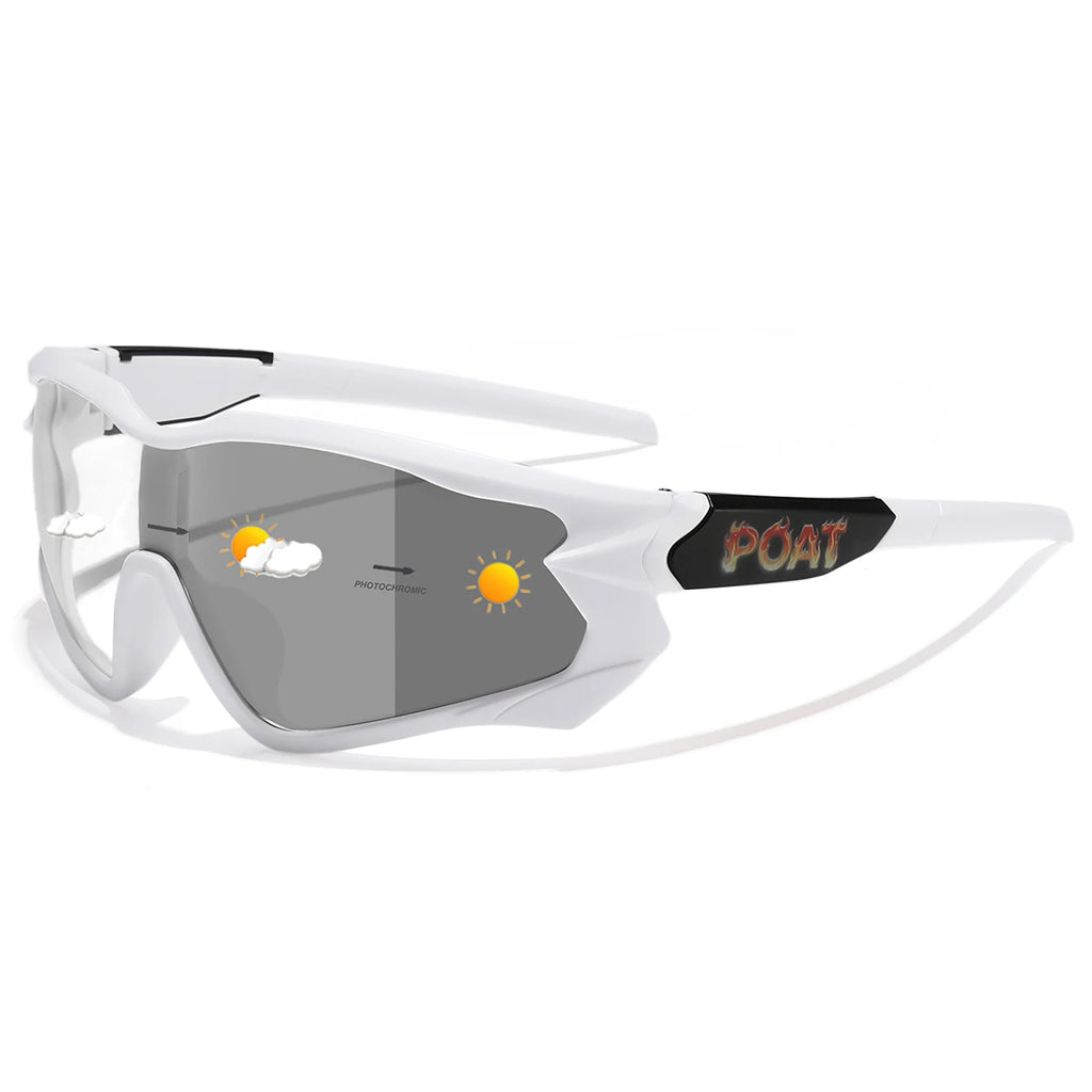 POAT Brand Men Women MTB Bike Bicycle Photochromic Eyewear Cycling Fishing Running Glasses New Style Sunglasses Sports