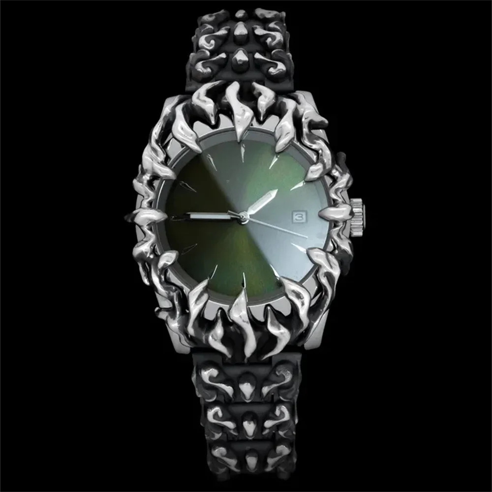 fashion heterosexual claw watch alabaster style retro Y2K European American watches special shaped advanced ins niche watches