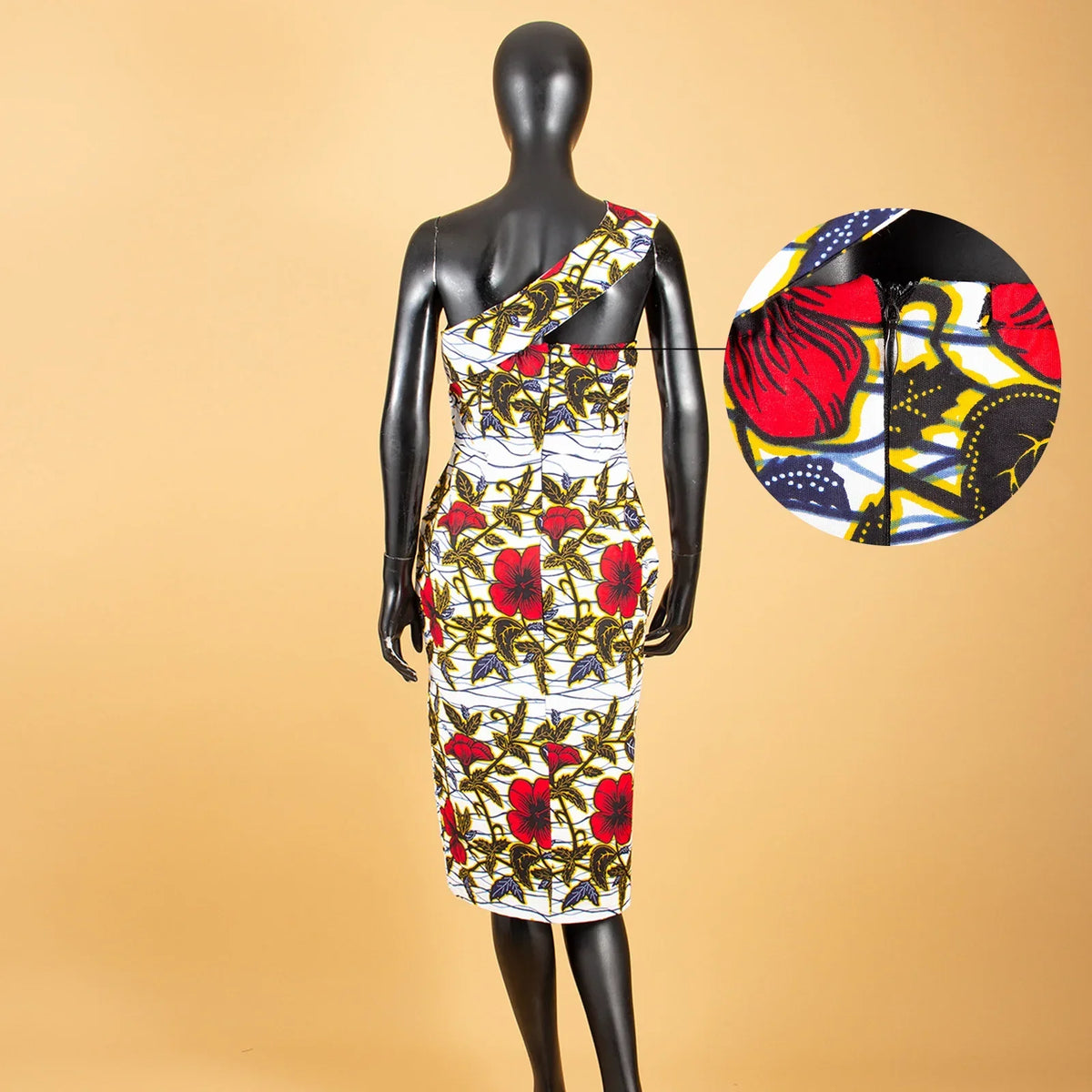 Women`s Dresses African Ankara Fabric Print Strap Sleeveless Sexy Club Dress Floral Party Dress Wax Attire AFRIPRIDE A1925052