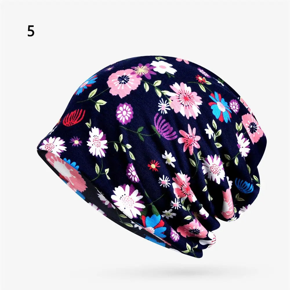 Cotton Soft Beanies Sleep Caps Winter Warm Chemo Hat Women Turban Hat Head Wrap Muslim Hijabs