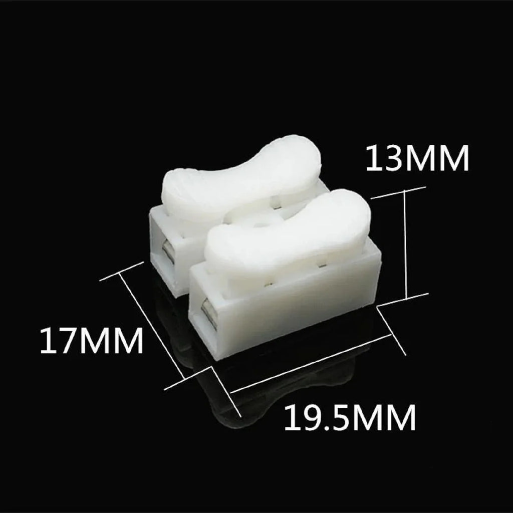 20/50Pcs No Solding Quick 1P 2P 3P Cable Wire Connector No Screw Terminal Block Spring Clamp