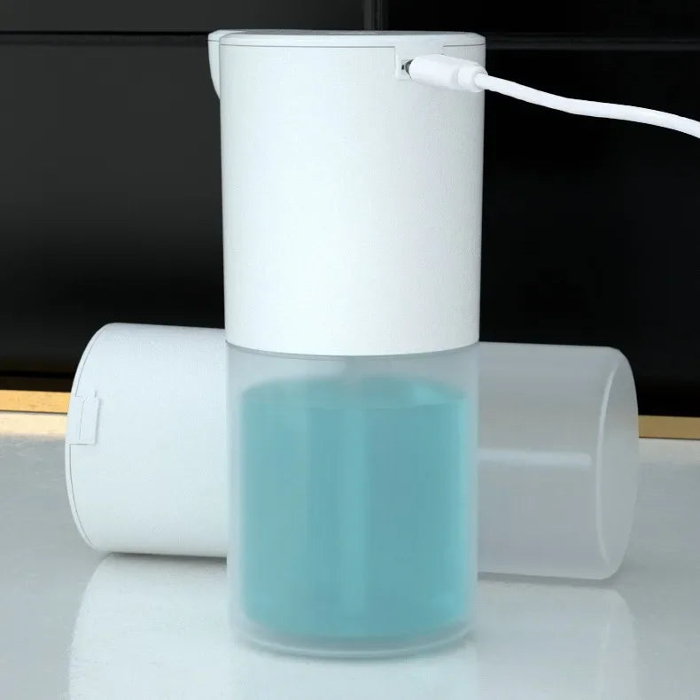 350ML Automatic Foam Soap Dispenser Bathroom Smart Washing Hand Machine USB Charging White ABS for Bathroom Toilet