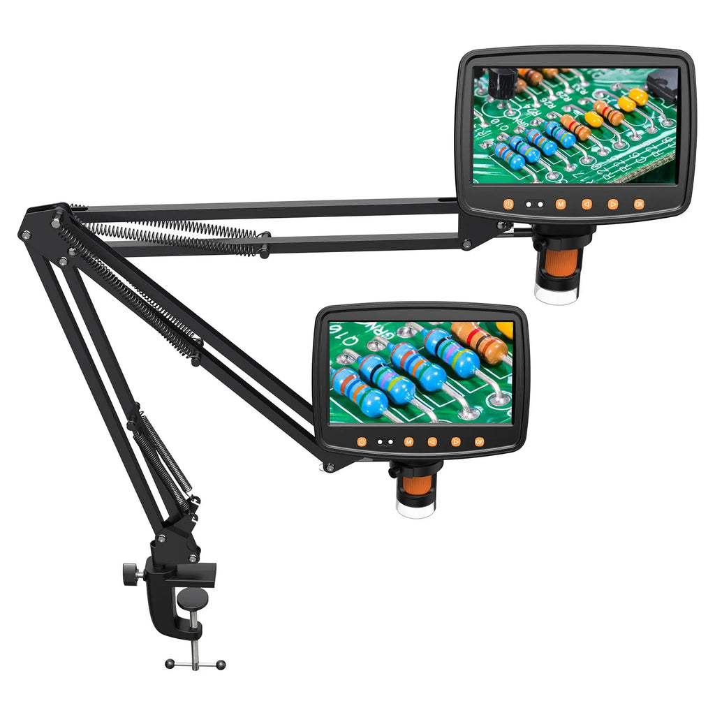 Hayve Microscope Arm Stand，Adjustable Metal Bracket Coin Microscope Mount  Compatible with DM4 DM9 MS1 MS3