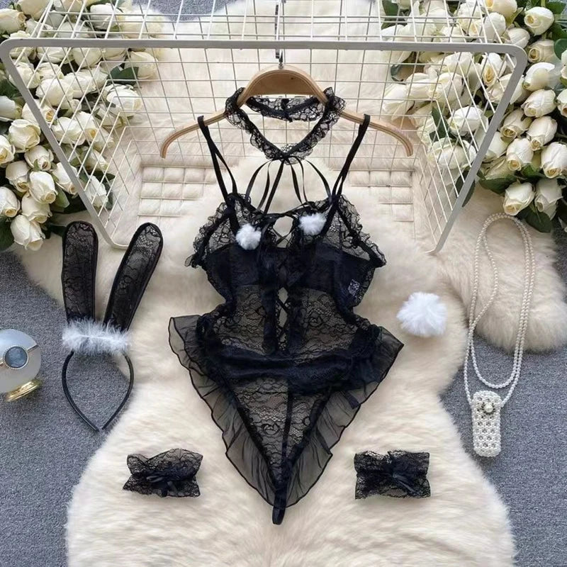 Woman Fashion Comfortable Jumpsuit Women Uniform Sexy Party Hotsweet Outfit Women Cool style Long Sleeve Jumpsuit Set Halloween
