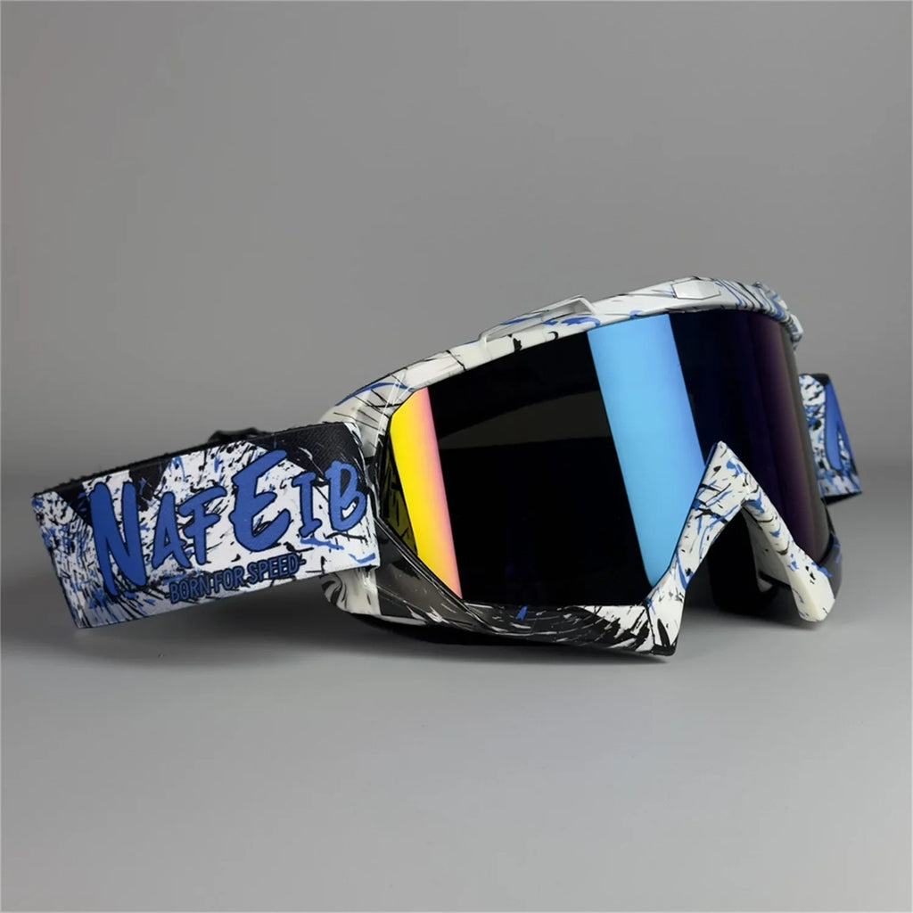 Latest Motorcycle Goggles for Men. Off-road Sunglasses. Safety Protection. MX Night Vision Helmet Visor. Retro Driving Glasses.