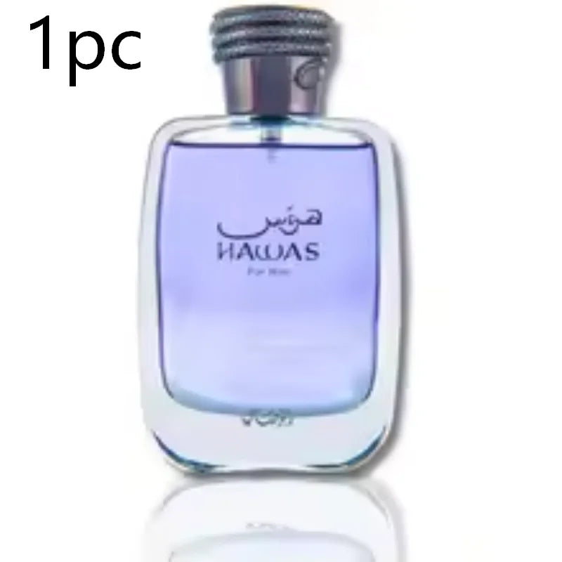 Hawas men's cologne – eau de toilette spray 100ml (3.4oz), premium Arab perfume