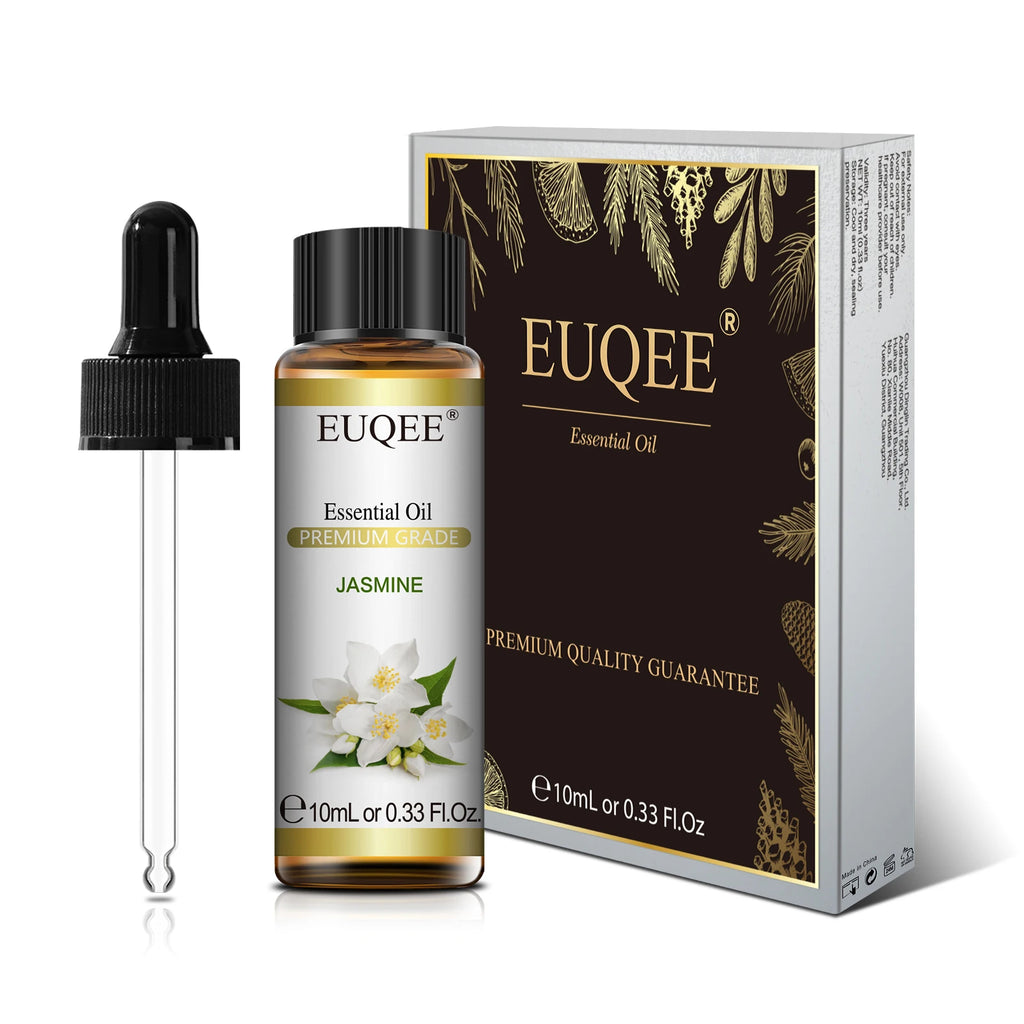 EUQEE 10ml Oregano Vetiver Essential Oil For Humidifier Candle Making Myrrh Ginger Helichrysum Lemon  Rose Eucalyptus Aroma Oils