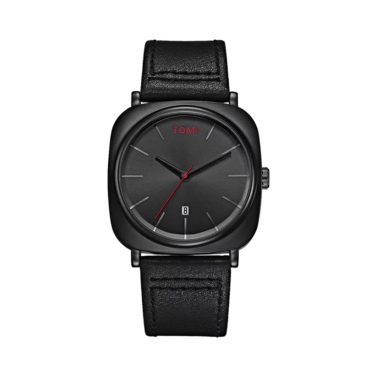 TOMI Men's Fashion Business Design Watch Square Small Disc Watch High Quality Minimalist Design Elegant Men's Watch Quartz Watch