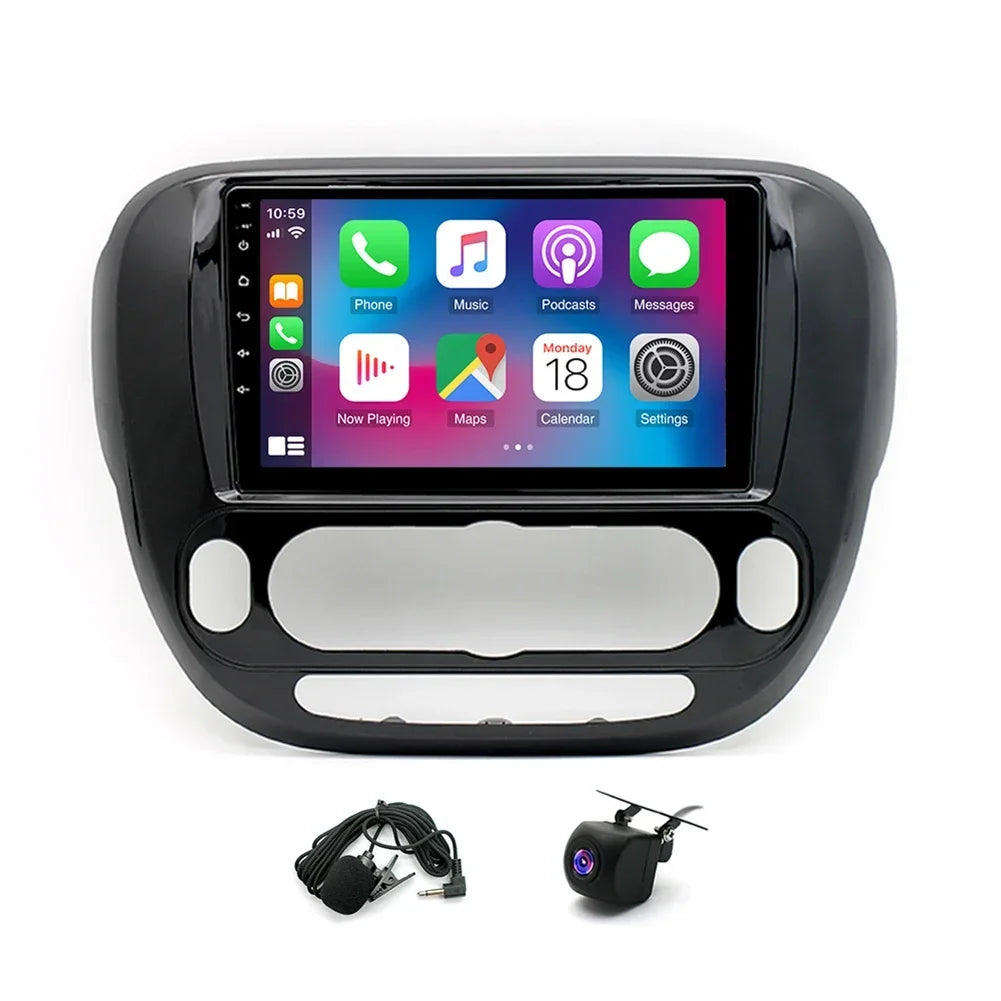 9inch 2+32G WIFI Car fit for Carplay Stereo Radio Navigation for Kia Soul 2013-2019 Android13.0 Car Multimedia Player Auto Radio