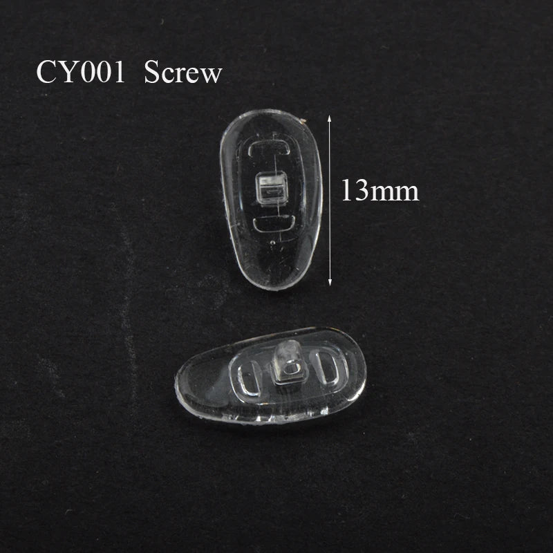 2000pcs Wholesale Eyeglasses Glasses Silicone nose pads various types & sizes eyewear nose pad part oval round