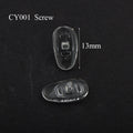 2000pcs Wholesale Eyeglasses Glasses Silicone nose pads various types & sizes eyewear nose pad part oval round