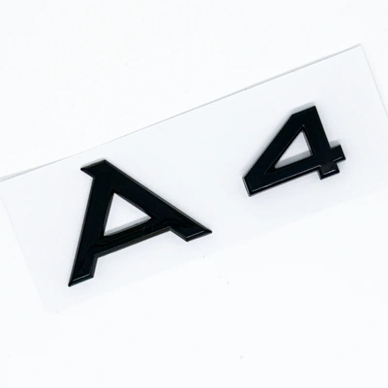 Apply to Car Trunk Sticker 3D ABS 2.0 2.5 3.0 4.0 5.0TDI 30 35 40 45 50 55 TFSI TDI For A1 A3 A4 A5 A6 A7 A8 Q2 Q3 Q5 Q7