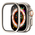 Tempered Glass for Apple Watch Ultra 2 49mm Screen Protector Metal Frame Anti-Scratch for IWatch Series Ultra 49 mm Accessories